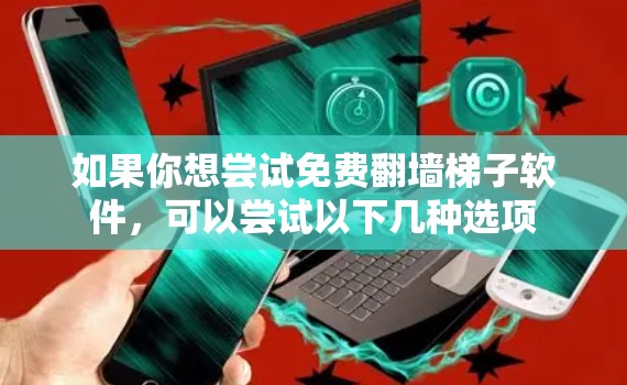 如果你想尝试免费翻墙梯子软件，可以尝试以下几种选项