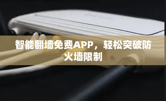 智能翻墙免费APP，轻松突破防火墙限制