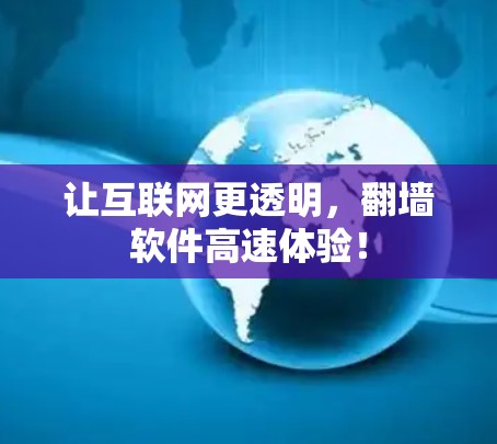 让互联网更透明，翻墙软件高速体验！