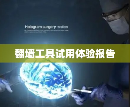 翻墙工具试用体验报告