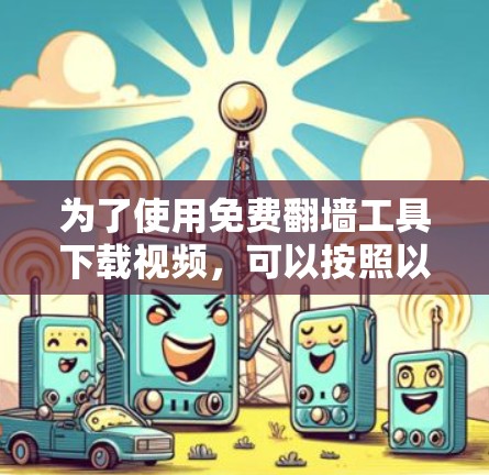 为了使用免费翻墙工具下载视频，可以按照以下步骤操作