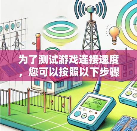 为了测试游戏连接速度，您可以按照以下步骤操作