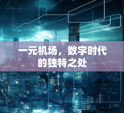 一元机场，数字时代的独特之处