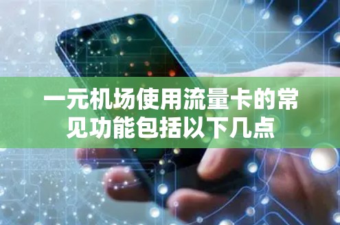 一元机场使用流量卡的常见功能包括以下几点