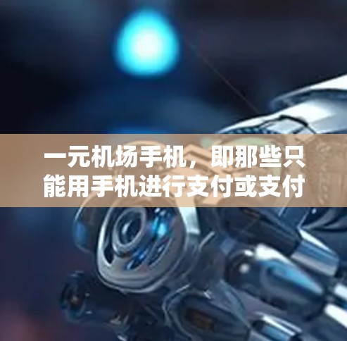 一元机场手机，即那些只能用手机进行支付或支付服务的设备，通常用于机场的移动支付工具。这些设备可能仅限于机场使用，无法在其他场合使用，如商场、超市或家庭。以下是对一元机场手机的详细分析
