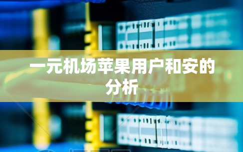 一元机场苹果用户和安的分析