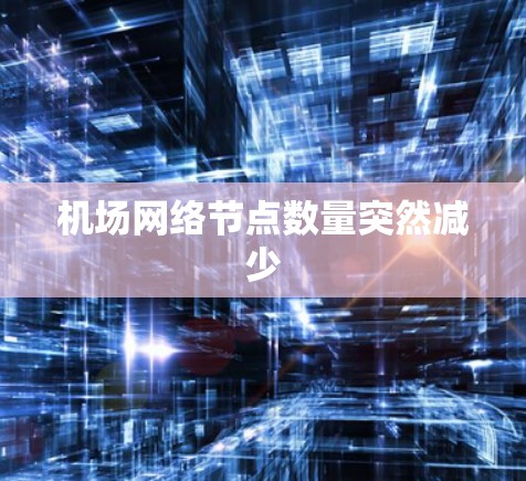 机场网络节点数量突然减少