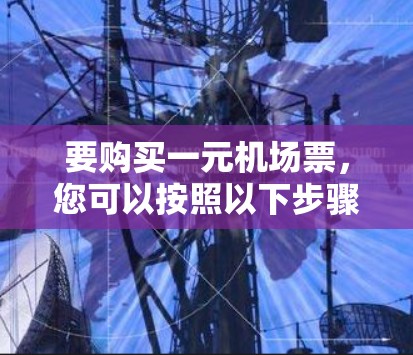 要购买一元机场票，您可以按照以下步骤操作