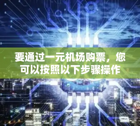 要通过一元机场购票，您可以按照以下步骤操作