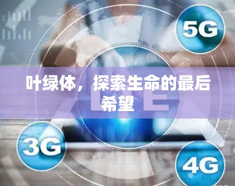叶绿体，探索生命的最后希望