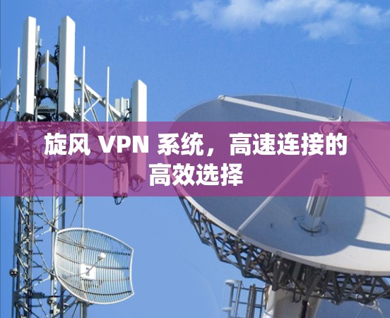 旋风 VPN 系统，高速连接的高效选择