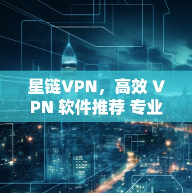 星链VPN，高效 VPN 软件推荐 专业VPN选择