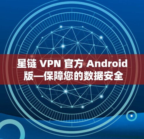 星链 VPN 官方 Android 版—保障您的数据安全