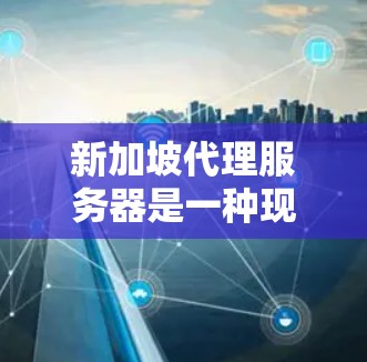 新加坡代理服务器是一种现代的网络监控工具，旨在优化和提高服务器性能。以下是对新加坡代理服务器的详细分析和使用指南