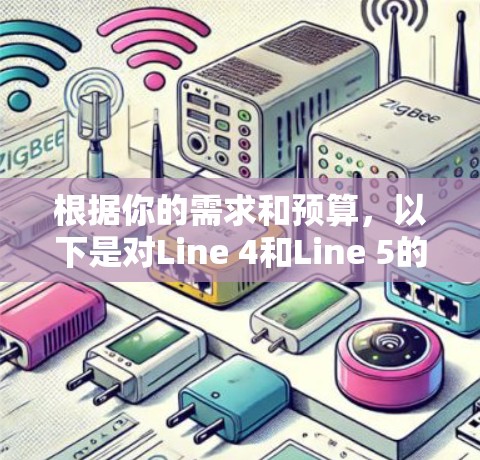 根据你的需求和预算，以下是对Line 4和Line 5的综合分析