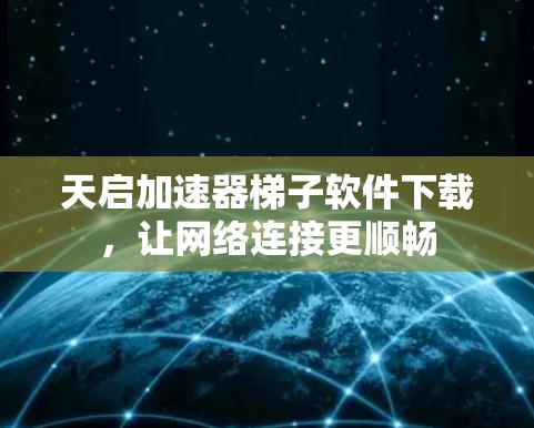 天启加速器梯子软件下载，让网络连接更顺畅